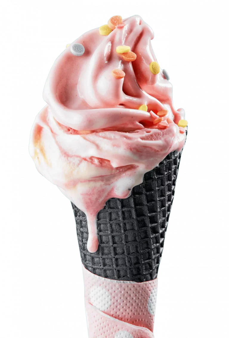 Cono de helado industrial formulado con edulcorante a granel suministrado por mayorista de edulcorantes