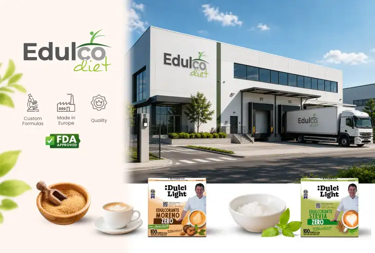 Edulcorante industrial a medida para bebidas, postres, chocolate y mermelada