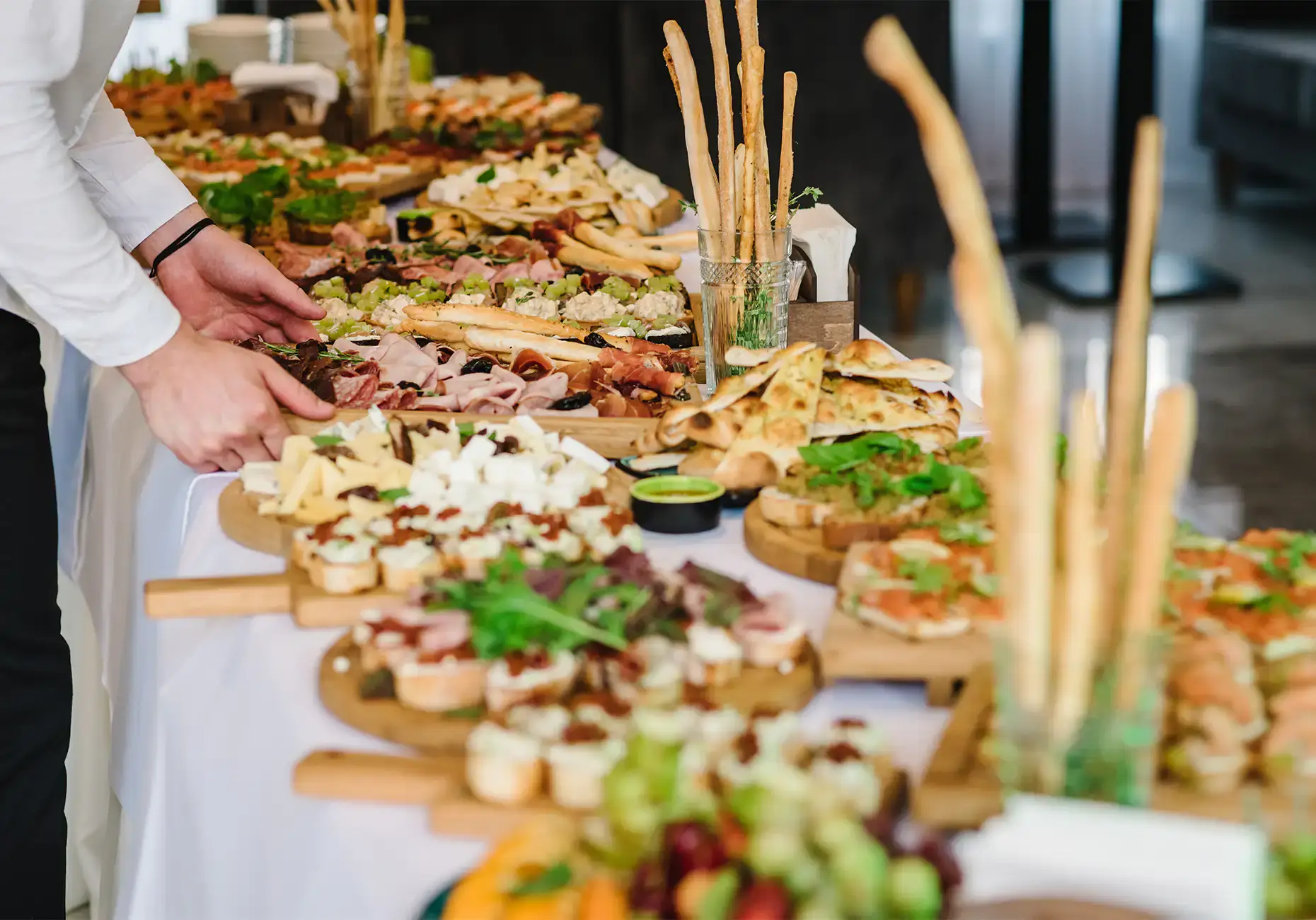 Edulcorant per a hotels, esmorzar buffet