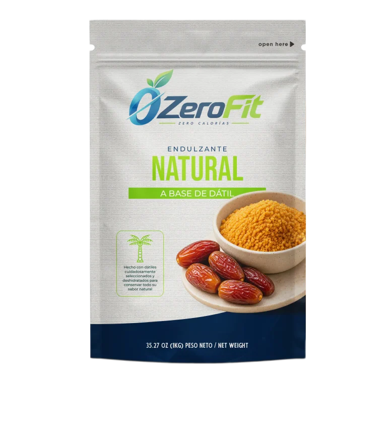 ZeroFit ब्रांड के लिए प्राइवेट लेबल के रूप में बना खजूर-आधारित प्राकृतिक स्वीटनर का doypack
